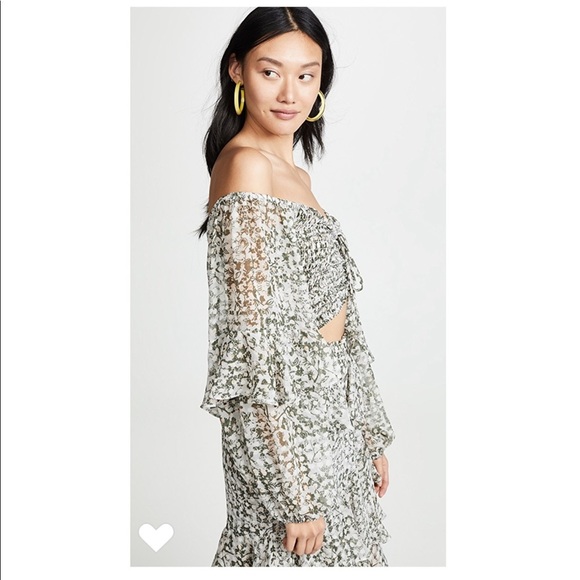 MISA Los Angeles*Floral Spectacular Top Med. $238 - Picture 5 of 8